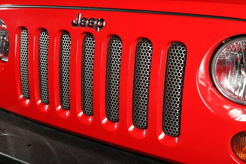 Rugged Ridge Grille Insert Satin Stainless Jeep Wrangler