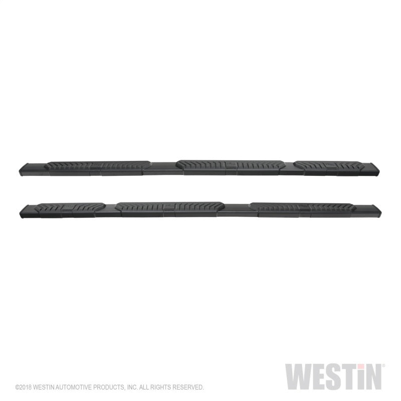 Westin 19+ Dodge/Ram 1500 Crew Cab (5.5ft Bed) Wheel to Wheel Nerf Step Bars - Black