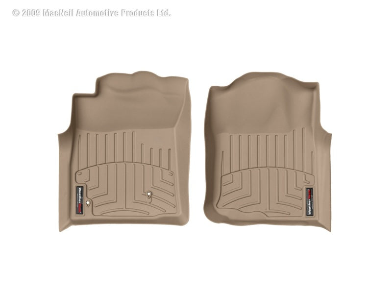 WeatherTech Toyota Tacoma Access Cab Front FloorLiner - Tan
