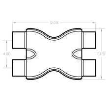 Load image into Gallery viewer, MagnaFlow Smooth Trans X 2.5/2.5 X 12 SS