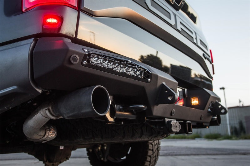 Addictive Desert Designs 17+ Ford F-150 Raptor HoneyBadger Rear Bumper w/ 10in SR LED Mounts