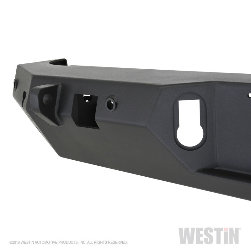Westin Jeep Gladiator w/Sensors WJ2 Rear Bumper w/Sensor - Textured Black