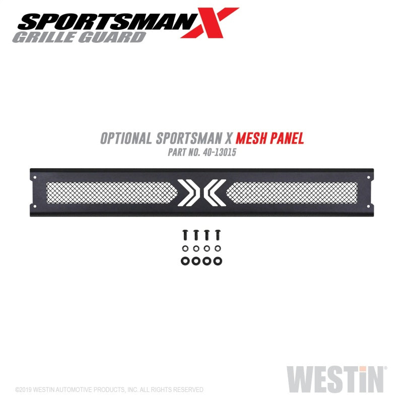 Westin 19+ Chevy 1500 Sportsman X Grille Guard - Textured Black (Excl. 2019 Silverado LD)