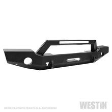 Load image into Gallery viewer, Westin 18+ Jeep Wrangler WJ2 Full Width Front Bumper w/LED Light Bar Mount Textured Black
