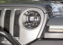 Load image into Gallery viewer, Rugged Ridge Jeep Wrangler JL / Jeep Gladiator JT Black Elite Headlight Guards Black