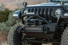 Load image into Gallery viewer, Go Rhino Jeep Wrangler JL/JLU/JK/JKU/Gladiator JT Rockline Front Stubby Bumper w/ Overrider