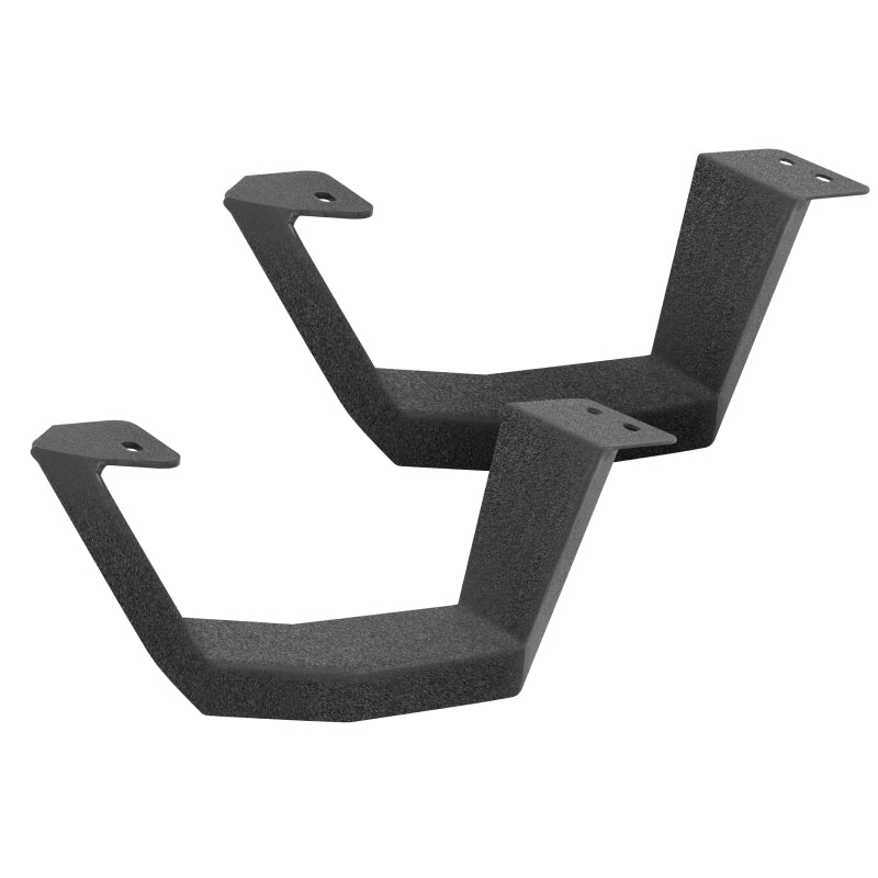 Go Rhino Toyota Tundra CrwMx Kit w/RB20 Running Board + Brkts + 4 RB20 Drop Steps - Bedlnr Coat