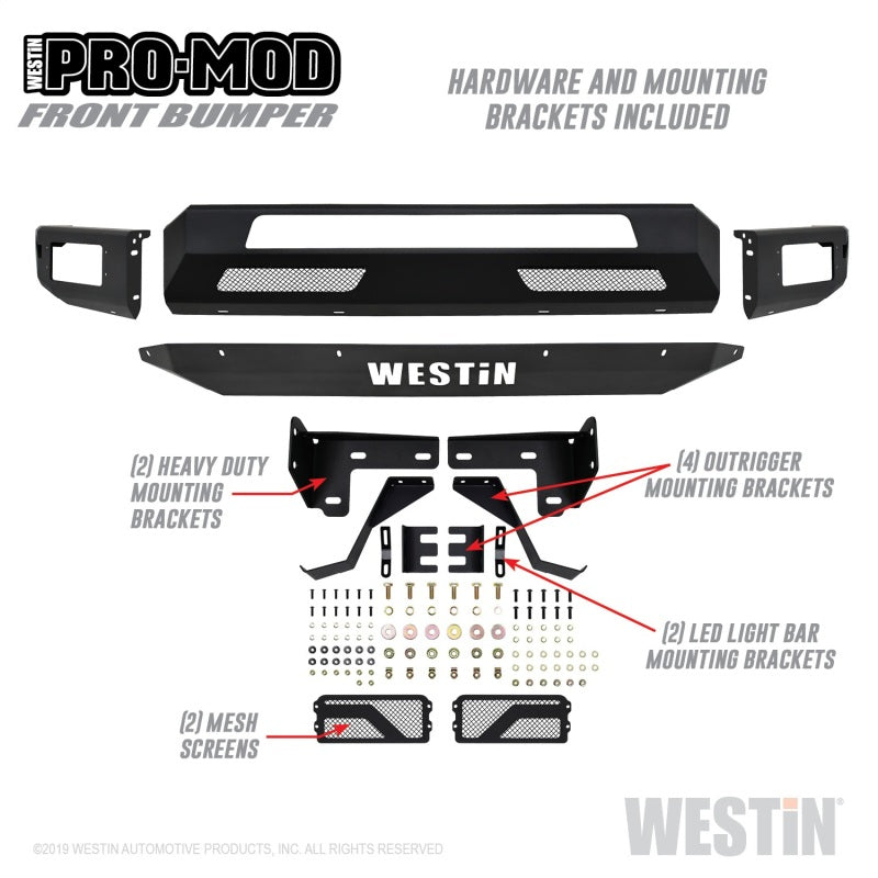 Westin 18+ Ford F-150 Pro-Mod Front Bumper