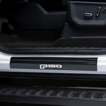 Load image into Gallery viewer, Putco 15-20 Ford F-150 - SuperCrew w/ F-150 Etchinng (4pcs) Black Platinum Door Sills