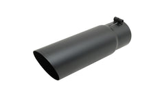 Load image into Gallery viewer, Gibson Round Single Wall Slash-Cut Tip - 4in OD/2.75in Inlet/12in Length - Black Ceramic