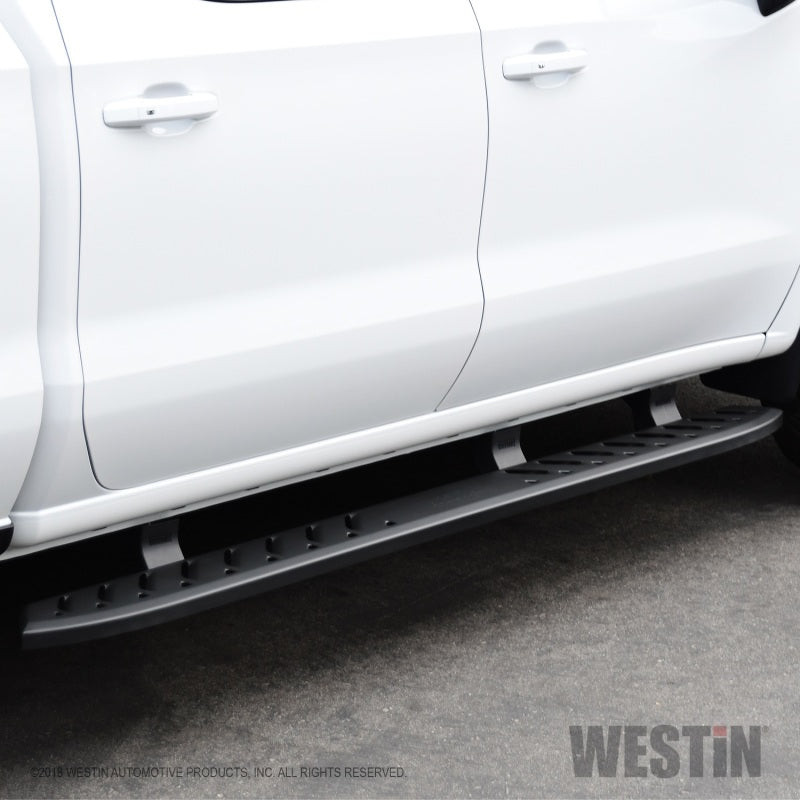 Westin Chevrolet Silverado/Sierra 1500 Crew Cab Thrasher Running Boards - Textured Black