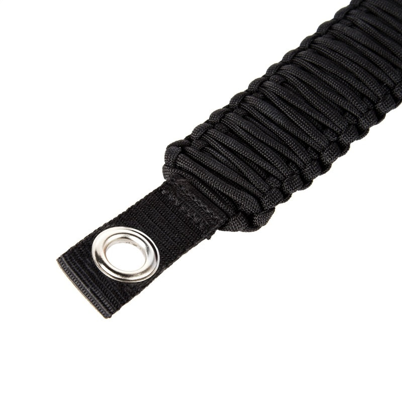 Rugged Ridge Paracord A-Pillar/Seat Mnt Hdle Black Jeep Wrangler JK