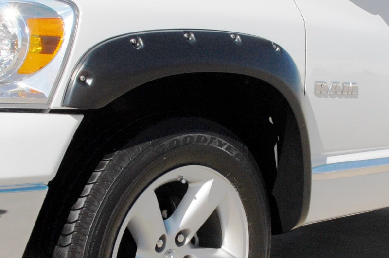 Lund Dodge Ram 1500 RX-Rivet Style Smooth Elite Series Fender Flares - Black (4 Pc.)