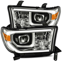 Load image into Gallery viewer, AlphaRex 07-13 Toyota Tundra PRO-Series Projector Headlights Plank Style Chrome w/Activation Light
