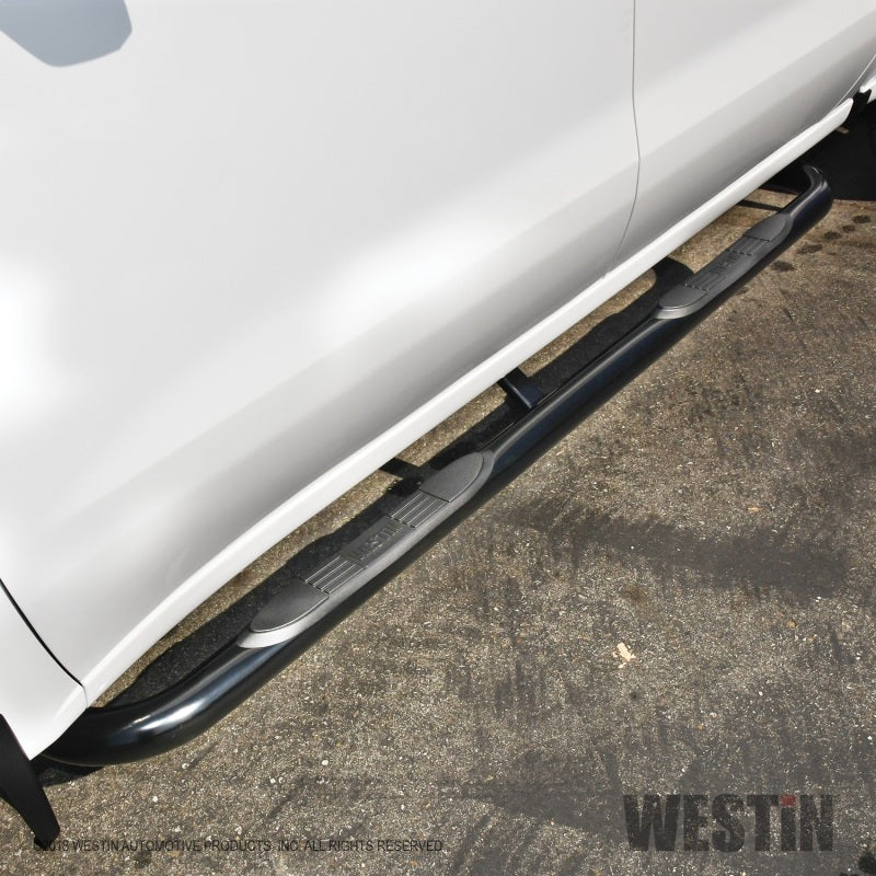 Westin Chevrolet Silverado/Sierra 1500 Crew Cab E-Series 3 Nerf Step Bars - Black