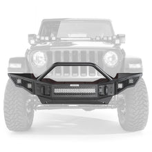 Load image into Gallery viewer, Go Rhino Jeep Wrangler JL/JLU/JK/JKU/Gladiator JT Rockline Full Width Bumper w/ Overrider