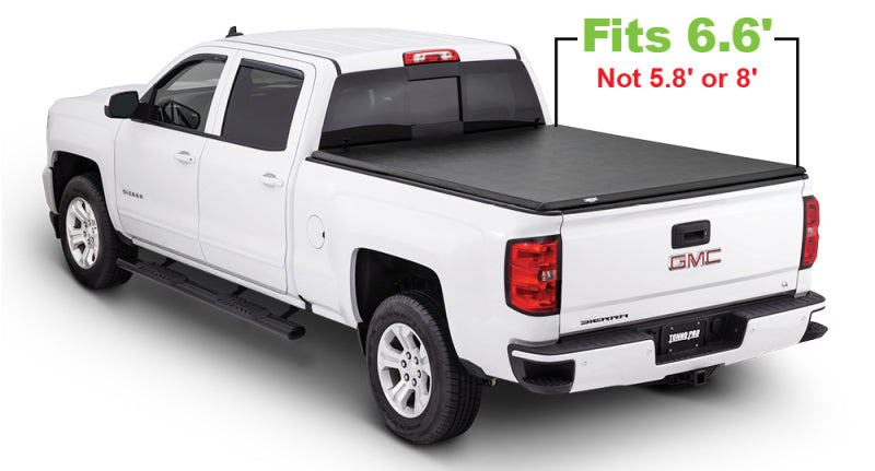 Tonno Pro 15+ Chevy Silverado 3500 6.6ft Fleetside Hard Fold Tonneau Cover