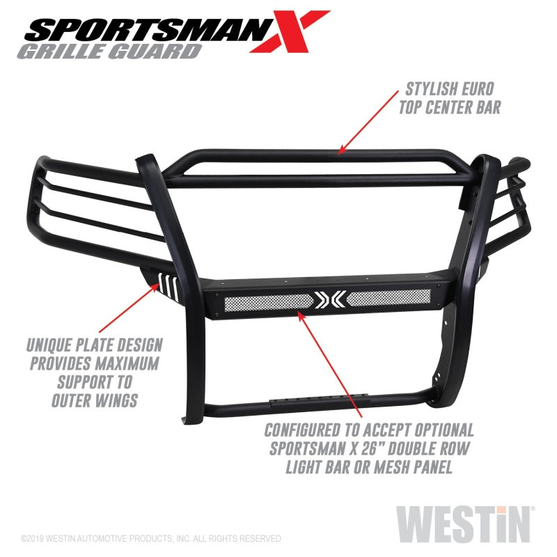 Westin 15+ Chevrolet Colorado Sportsman X Grille Guard - Textured Black