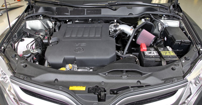 K&N Toyota Camry V6-3.5L Silver Typhoon Short Ram Intake