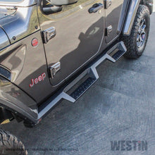 Load image into Gallery viewer, Westin 18+ Jeep Wrangler JL Unlimited 4DR HDX Drop Nerf Step Bars - Textured Black