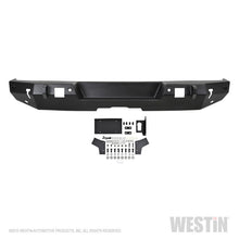 Load image into Gallery viewer, Westin 18+ Jeep Wrangler JL WJ2 Rear Bumper w/  Sensors (Excl. Wrangler JK) - Textured Black