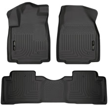 Load image into Gallery viewer, Husky Liners 09-12 Honda Pilot (All) WeatherBeater Combo Black Floor Liners (One Piece for 2nd Row)