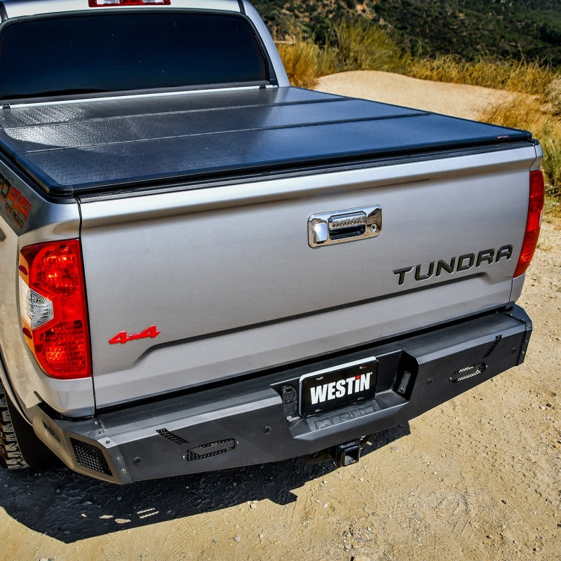 Westin 14+ Toyota Tundra (Excl. Tundra w/Blind Spot Sys) Pro-Series Rear Bumper - Tex. Blk