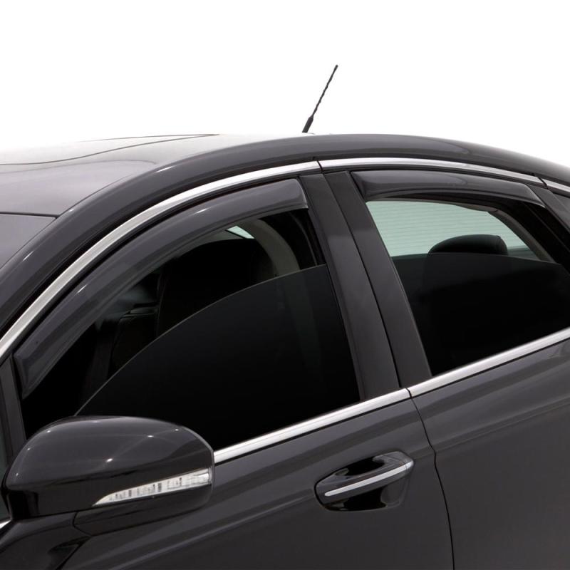 AVS Hyundai Santa Fe Ventvisor In-Channel Front & Rear Window Deflectors 4pc - Smoke