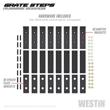 Load image into Gallery viewer, Westin Grate Steps Running Boards 83 in - Textured Black