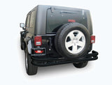 Rampage Jeep Wrangler(JK) Double Tube Rear Bumper - Black