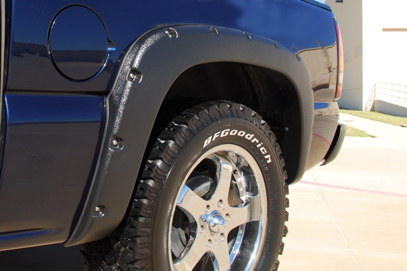 Lund Chevy Silverado 1500 RX-Rivet Style Textured Elite Series Fender Flares - Black (4 Pc.)