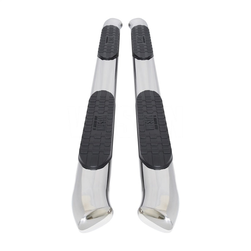 Westin 2005+ Toyota Tacoma Double Cab PRO TRAXX 5 Oval Nerf Step Bars - SS