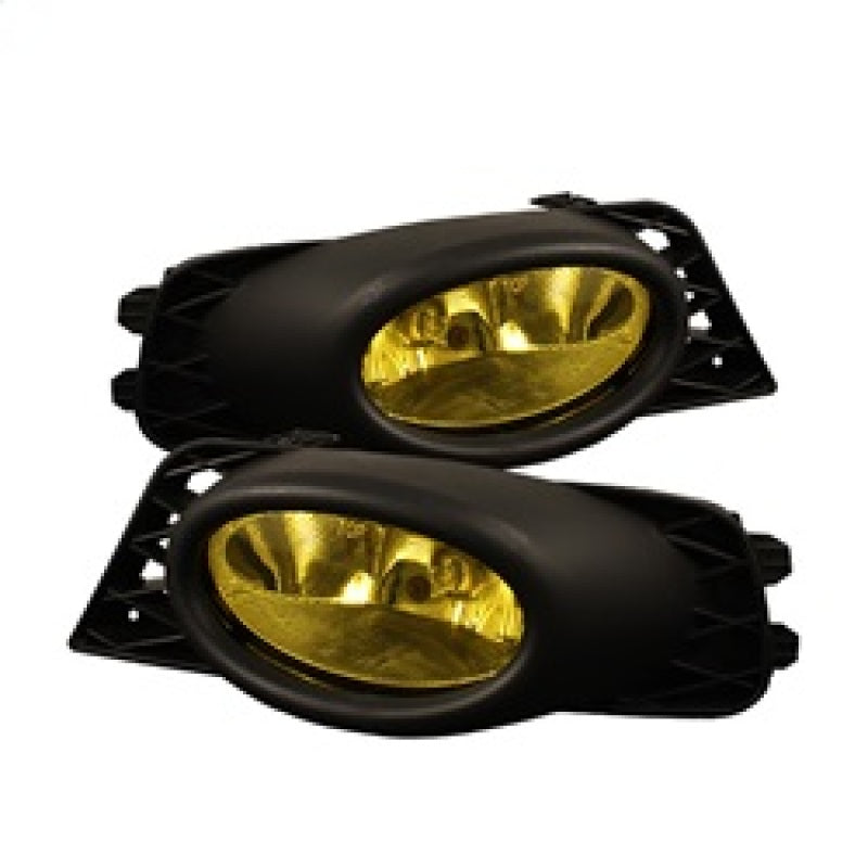 Spyder Honda Civic 09-11 4Dr OEM Fog Lights W/Switch- Yellow FL-CL-HC09-4D-Y