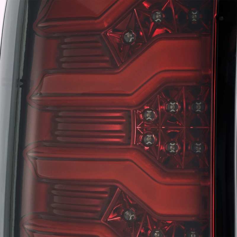 AlphaRex 14-19 Chevrolet Silverado 1500 PRO-Series LED Tail Lights Red Smoke