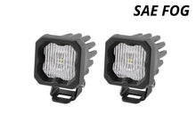 Load image into Gallery viewer, Diode Dynamics Stage Series C1 LED Pod - White SAE Fog Standard WBL (Pair)