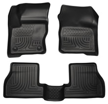 Load image into Gallery viewer, Husky Liners 2012 Ford Focus (4DR/5DR) WeatherBeater Combo Black Floor Liners