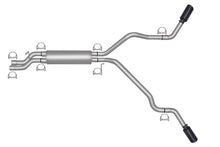 Load image into Gallery viewer, Gibson 99-03 GMC Sierra 1500 SL 5.3L 2.5in Cat-Back Dual Extreme Exhaust - Black Elite