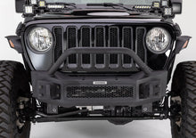 Load image into Gallery viewer, Go Rhino Jeep Wrangler JL/JLU/JK/JKU/Gladiator JT Rockline Front Stubby Bumper w/ Overrider