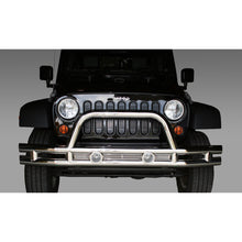 Load image into Gallery viewer, Rugged Ridge 3-In Front Tube Bumper Stainless Jeep Wrangler