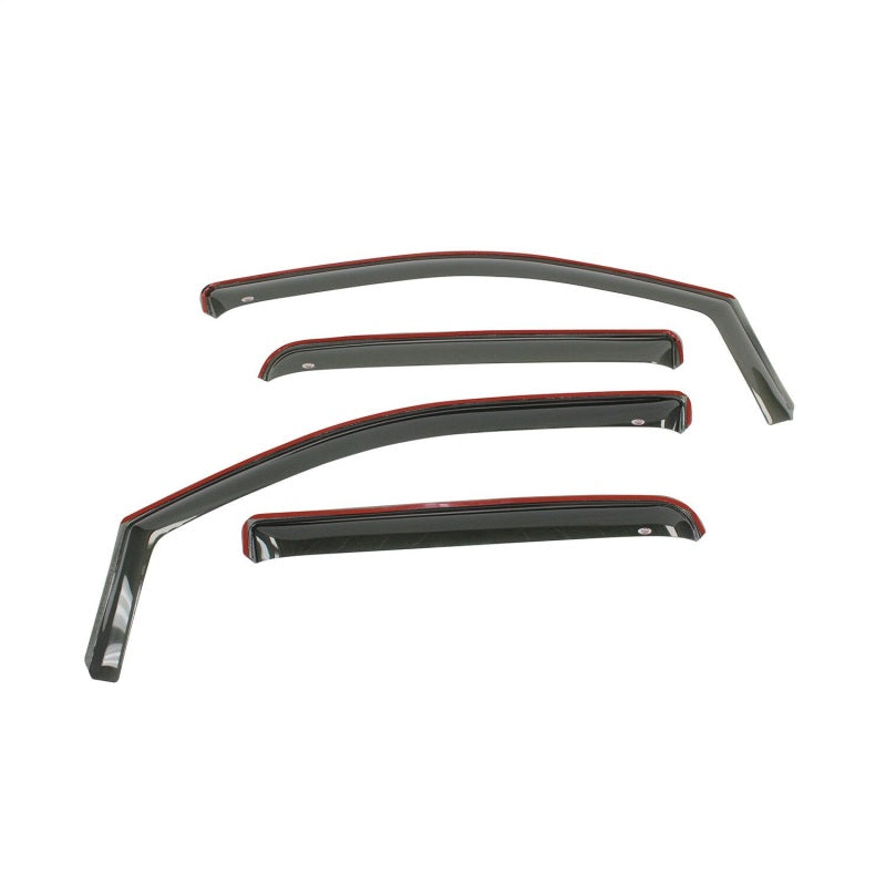 Westin Toyota Tundra Double Cab Wade In-Channel Wind Deflector 4pc - Smoke