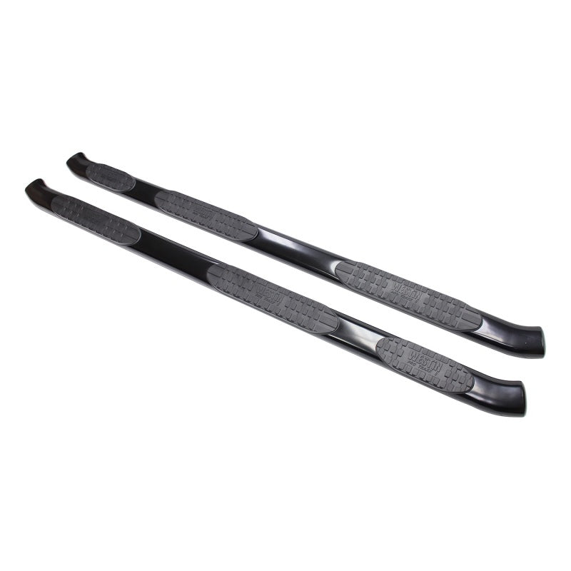 Westin Ford F-150 SuperCab (6.5ft Bed) PRO TRAXX 5 WTW Oval Nerf Step Bars - Black