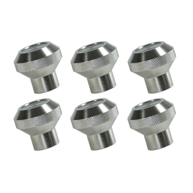 Rugged Ridge Jeep CJ Billet Stainless Steel Dash Knob Set