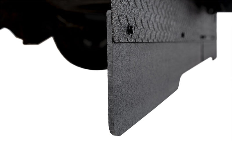Detailed image of Access Rockstar Tow Flap on the front section of a Ram 1500