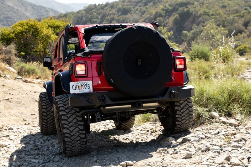 Rampage Jeep Wrangler(JL) Sport 2-Door Tire Cover w/Camera Slot 37in - Black