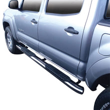 Load image into Gallery viewer, Westin 2005+ Toyota Tacoma Double Cab PRO TRAXX 5 Oval Nerf Step Bars - SS