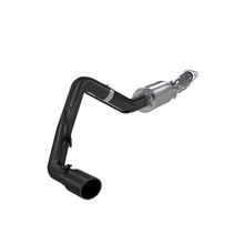 Load image into Gallery viewer, MBRP Ford F150 3in Cat Back Single Side Exit Black Coated Exhaust System