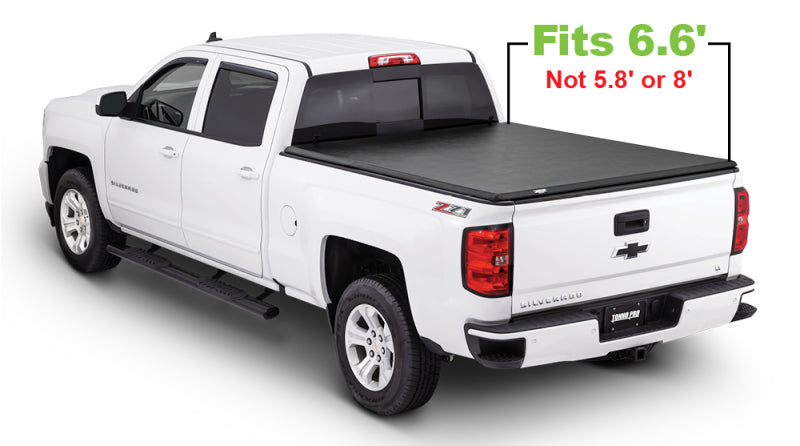 Tonno Pro 15+ Chevy Silverado 3500 6.6ft Fleetside Hard Fold Tonneau Cover