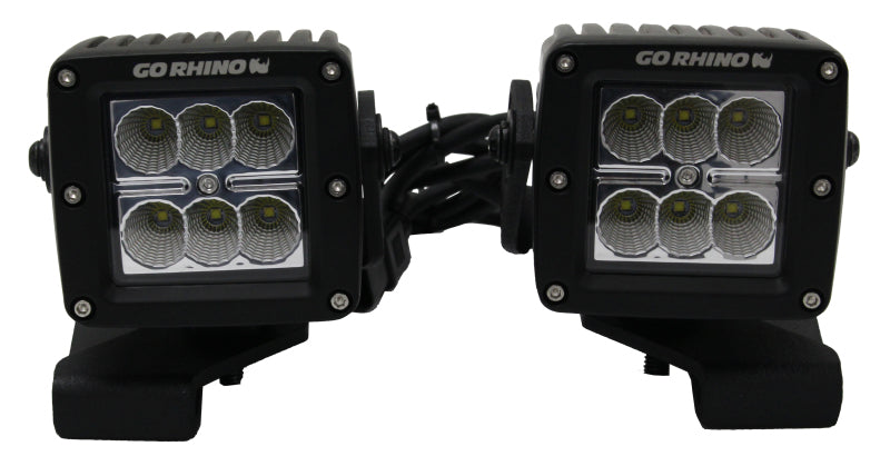 Go Rhino Jeep Wrangler JL/JLU/Gladiator JT Light Mount - 3in Cube