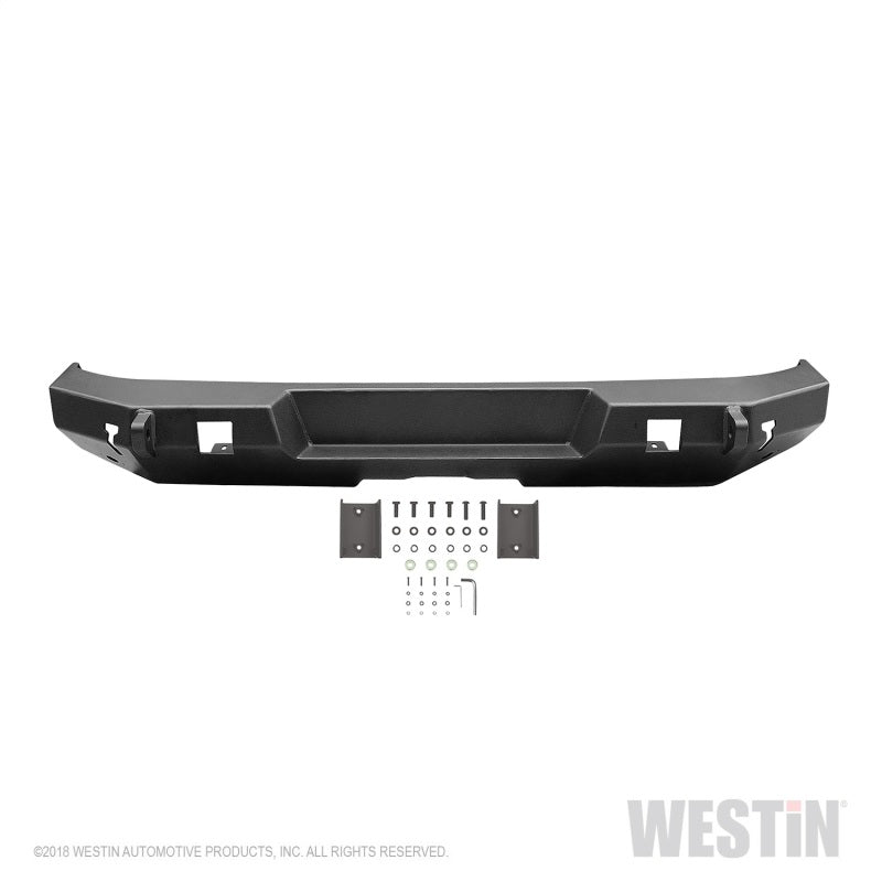 Westin 18+ Jeep Wrangler JL Rear Bumper - Textured Black