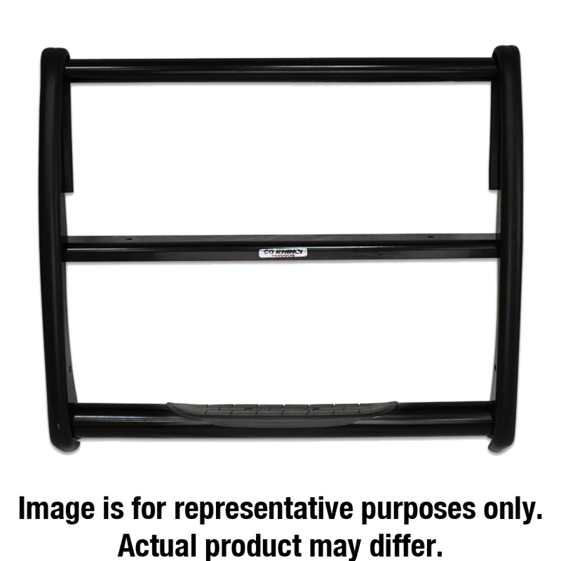 Go Rhino Ford F-150 3000 Series StepGuard - Black (Center Grille Guard Only)